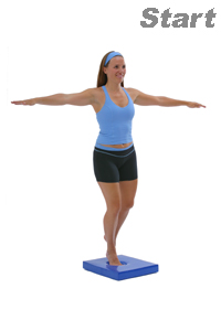 Balancing Poses on the Balance Pad