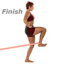 Hip Flexor Exercises With Bands hip flexor thrust with fitband
